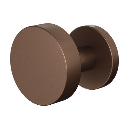 GPF9860.A2-00L Bronze Blend excentrische knop S5 60x16mm met wisselstift op ronde rozet links