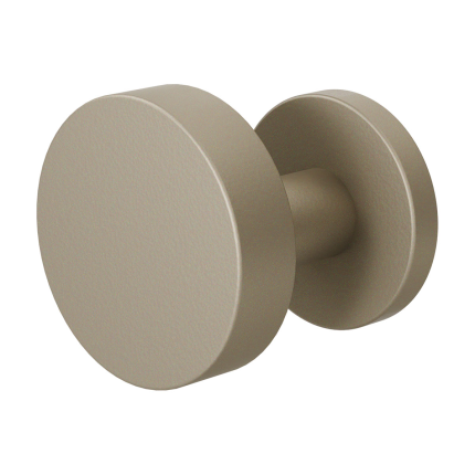 GPF9860.A4-00L Champagne Blend excentrische knop S5 60x16mm met wisselstift op ronde rozet links