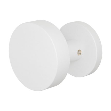 GPF9865.62-00 Wit excentrische knop S1 60x16mm draaibaar met rond rozet