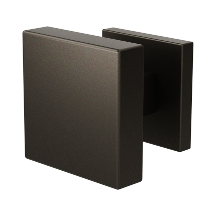 GPF9950.A1-02L Dark blend vierkante knop S1 60x60x16mm draaibaar met vierkant rozet links