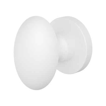 GPF9951.62-00 Wit ei-knop 62mm met ronde rozet