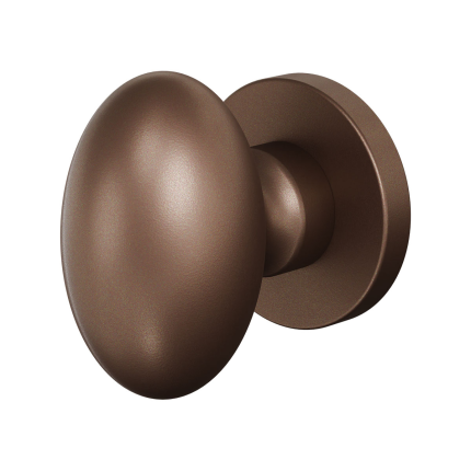 GPF9951.A2-00 Bronze blend ei-knop S2 62mm met knopvastzetter met ronde rozet