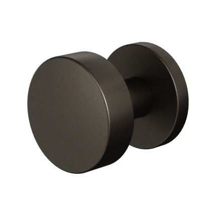 GPF9952.A1-00 Dark blend vlakke knop 52x16mm met ronde rozet