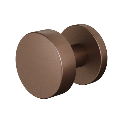 GPF9952.A2-00 Bronze blend vlakke knop 52x16mm met ronde rozet