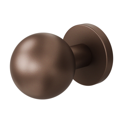 GPF9954.A2-00 Bronze blend kogelknop S1 50mm draaibaar met ronde rozet