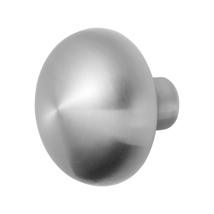 GPF9957.09 Paddenstoel knop S1 RVS geborsteld draaibaar 65mm incl. krukstift