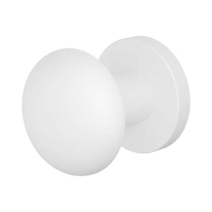 GPF9959.62-00 Wit paddenstoel knop S2 52mm incl. knopvastzetter met rond rozet