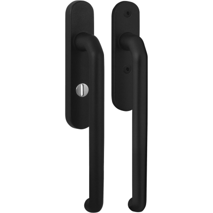 Hefschuifdeurbeslag Cubic Colors set 3 zwart, PC69 mm
