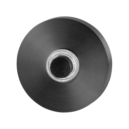 Huisbel GPF9826.09P1 rond 50x8 mm PVD antraciet