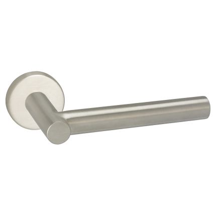 Impresso Alton deurkruk op rozet 53x9mm RVS geborsteld