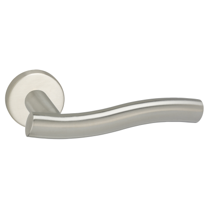 Impresso Chester deurkruk op rozet 53x9mm RVS geborsteld