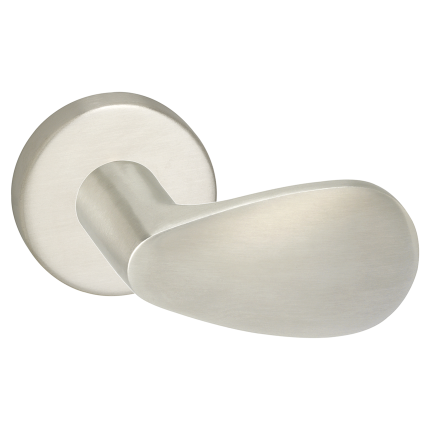 Impresso Derby deurkruk op rozet 53x9mm RVS geborsteld