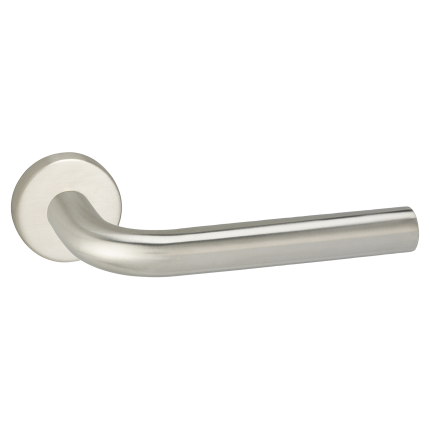 Impresso Dursley deurkruk op rozet 53x9mm RVS geborsteld