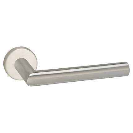 Impresso Harrow deurkruk op rozet 53x9mm RVS geborsteld
