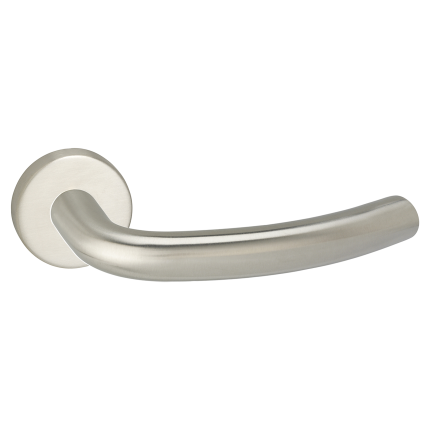 Impresso Preston deurkruk op rozet 53x9mm RVS geborsteld