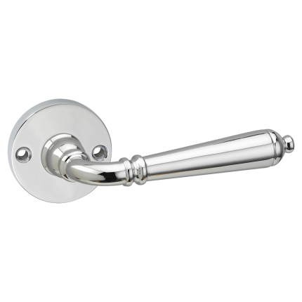 Impresso Queens deurkruk op rozet 53x9mm Chroom