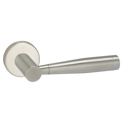 Impresso Retford deurkruk op rozet 53x9mm RVS geborsteld