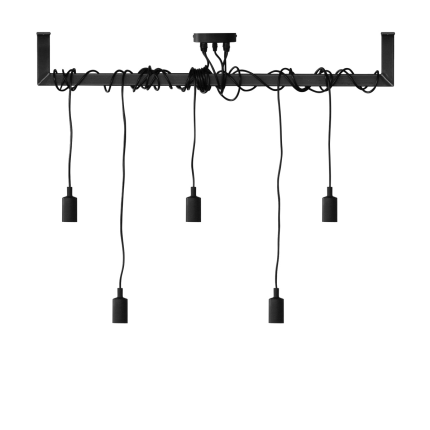 Industriële stalen lamp Metru frame + lamp