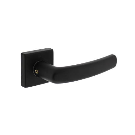 Intersteel deurkruk Denham met rozet 50x50x10 mm zwart