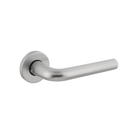 Intersteel deurkruk Derby met rozet 50x7 mm aluminium F1