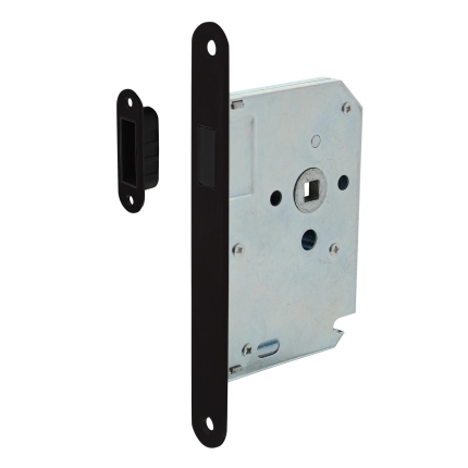 Intersteel magneet loopslot, voorplaat afgerond zwart, doornmaat 50mm