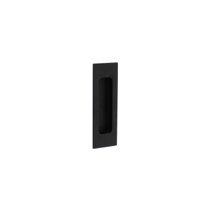 Intersteel schuifdeurkom rechthoek blind zwart 120x40 mm
