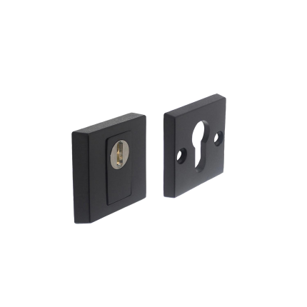 Intersteel veiligheidsrozet SKG*** vierkant 54x54 mm met kerntrekbeveiliging zwart