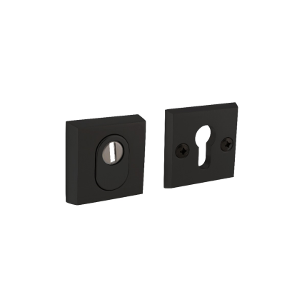 Intersteel veiligheidsrozet SKG*** vierkant 60x60 mm met kerntrekbeveiliging zwart