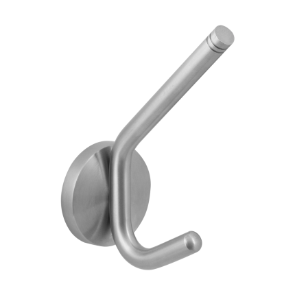 Jashaak en hoedhaak RVS, 150x58x92 mm