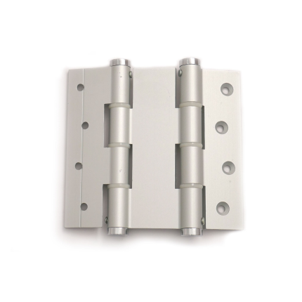 Justor deurveerscharnier dubbelwerkend alu zilvergrijs, 120 mm lang, dd 40mm