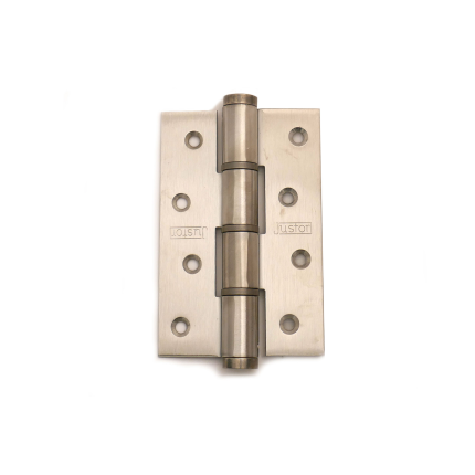 Justor deurveerscharnier enkelwerkend RVS gepolijst, 120 mm lang, dd 30mm