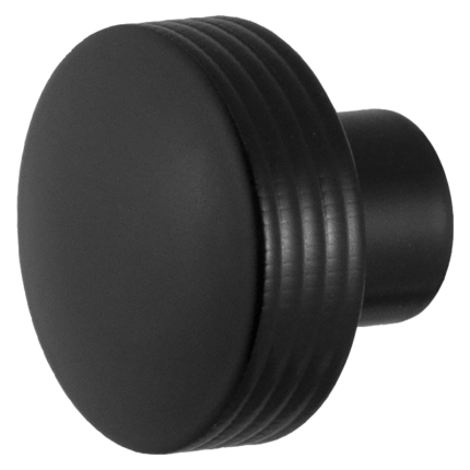 Knop model 4 t.b.v. Mauer knopcilinder zwart egaal
