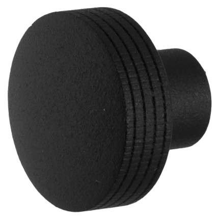 Knop model 4 t.b.v. Mauer knopcilinder zwart structuur