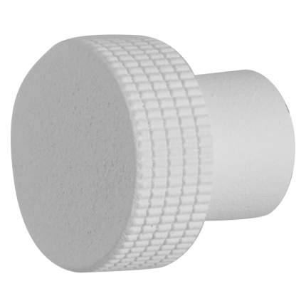 Knop standaard t.b.v. Mauer knopcilinder wit structuur