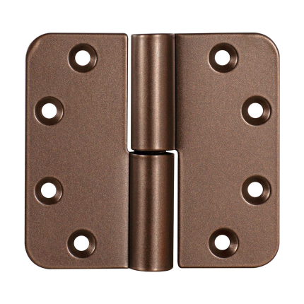 Kogelpaumelle ronde hoek Bronze blend DIN rechts, 89x96 mm