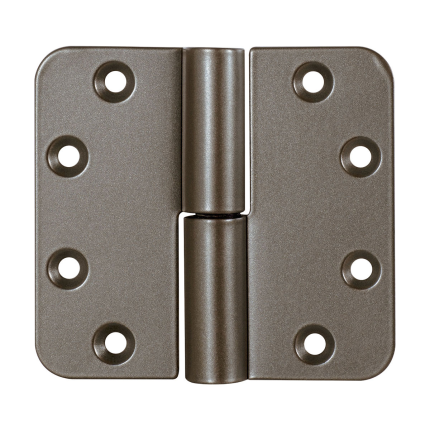 Kogelpaumelle ronde hoek Mocca blend DIN links, 89x96 mm