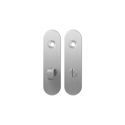 Kortschild GPF1100.10 WC63/8 normale knop RVS geborsteld