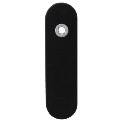 Kortschild GPF8100.10R PC72 rechtsdraaiend zwart