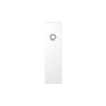 Kortschild GPF8100.55R blind rechtsdraaiend wit