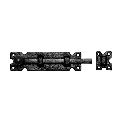KP0812 deurschuif smeedijzer zwart