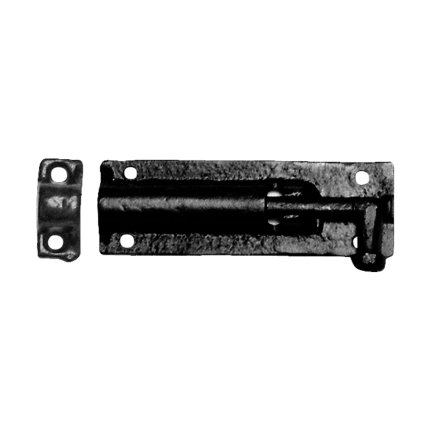 KP1154 deurgrendel smeedijzer zwart