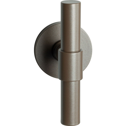 Kruiskruk op rozet Hipi Deux GPF3046.A3-05L, linkswijzend Mocca blend