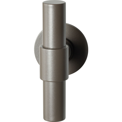 Deurkruk op rozet Hipi Deux+ GPF3047.A3-00L/R, links-/rechtswijzend Mocca blend