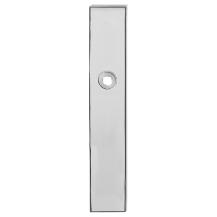 Langschild GPF1100.65 WC57/5 grote knop RVS gepolijst