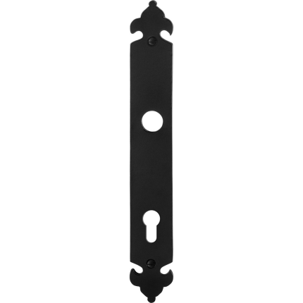 Langschild GPF6100.25L/R PC85 links-/rechtsdraaiend smeedijzer zwart