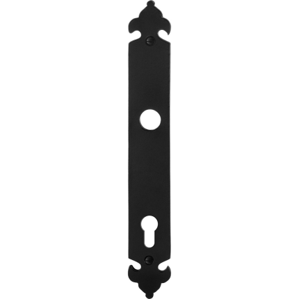 Langschild GPF6100.25L/R PC92 links-/rechtsdraaiend smeedijzer zwart