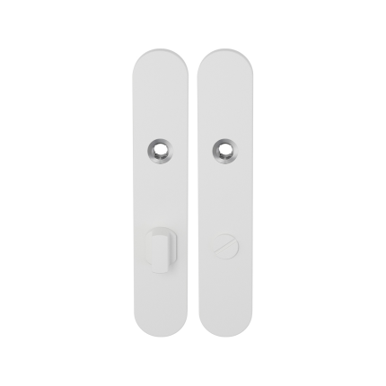 Langschild GPF8100.60 WC72/8 grote knop wit