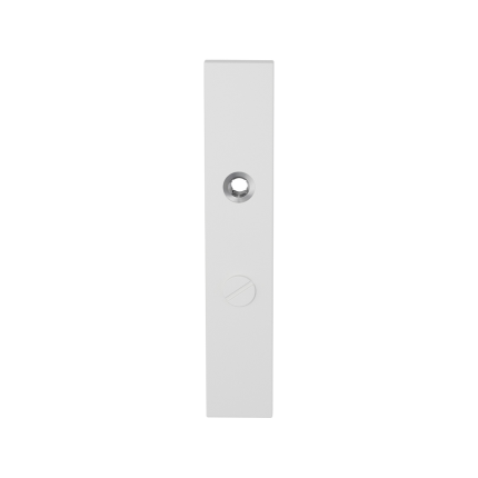 Langschild GPF8100.65 WC63/8 grote knop wit