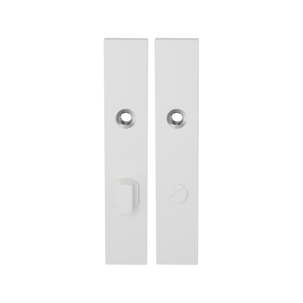Langschild GPF8100.65 WC72/8 grote knop wit