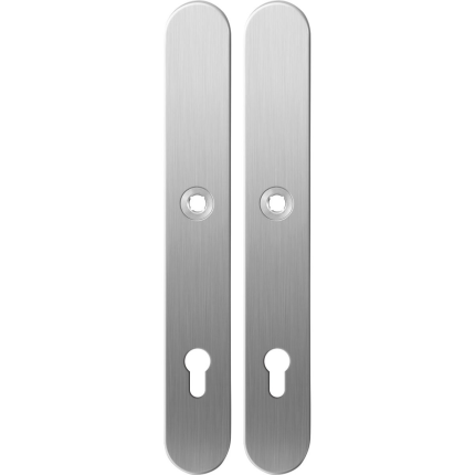 Langschild XL GPF1100.70 PC92 RVS geborsteld